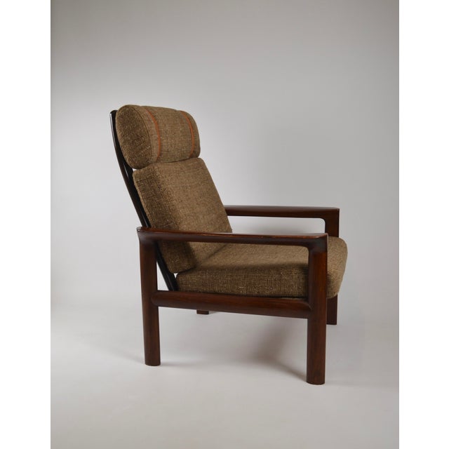 Gray Borneo Lounge Chairs in Teak by Sven Ellekaer for Komfort, 1960s, Set of 2 For Sale - Image 8 of 18