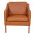 2000 - 2009 Model 2321 Lounge Chair in Cognac Bison Leather by Børge Mogensen for Fredericia For Sale - Image 5 of 5