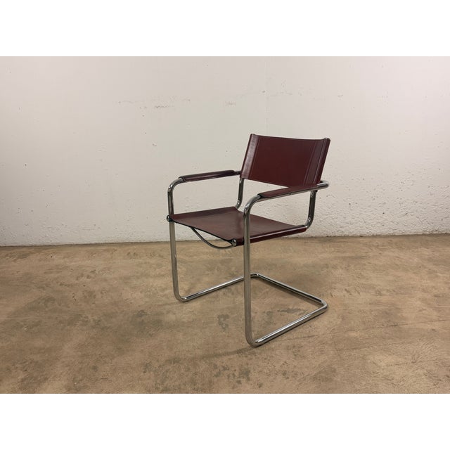 MG5 Cantilever Chair in Leather by Mart Stam for Matteo Grassi, 1970s For Sale - Image 15 of 15