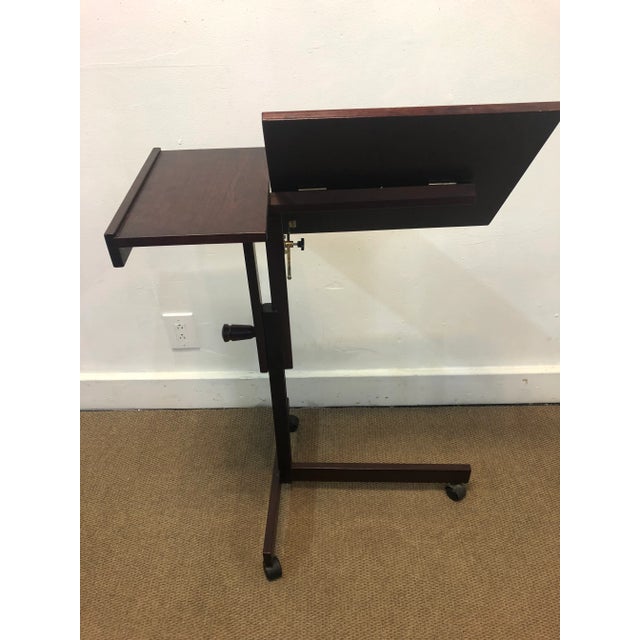 Danish Rosewood Rolling Tray Table For Sale In Chicago - Image 6 of 11