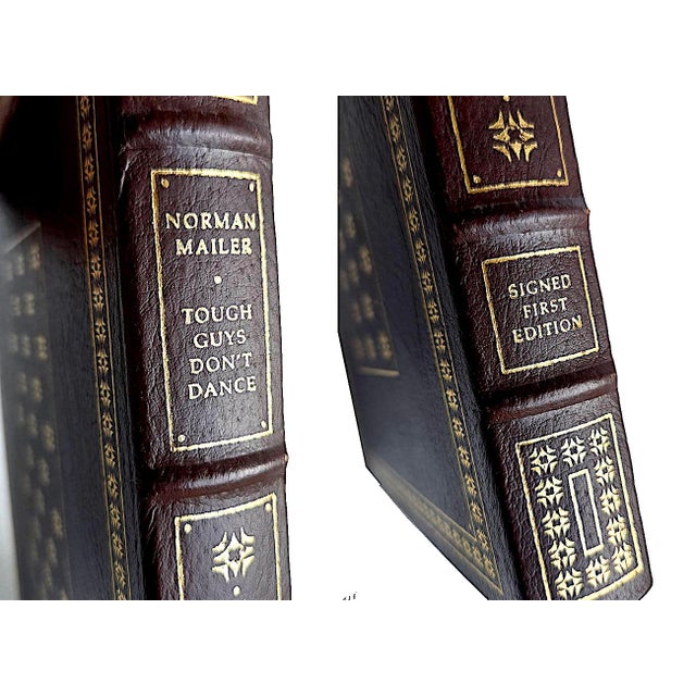 Coffee Signed 1st Edition of "Tough Guys Don't Dance", by Norman Mailer, the Franklin Library For Sale - Image 8 of 11