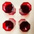 Ruby Red 1960s Ruby Iced Tea Glasses- Set of 4 For Sale - Image 8 of 9