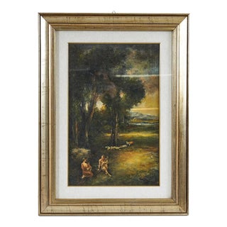 After Corot, Landscape, Oil on Canvas For Sale