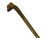 Antique Hand Carved Folk Art Ram Head Wooden Walking Cane For Sale - Image 9 of 9