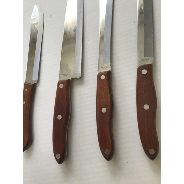 Mid 20th Century Mid-Century Danish Stainless Steel Knife Set- 4 Pieces For Sale - Image 5 of 6