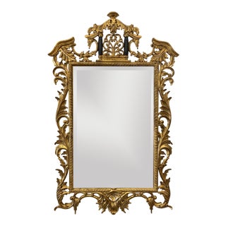 Vintage Harrison and Gil Gilded Chinoiserie Mirror