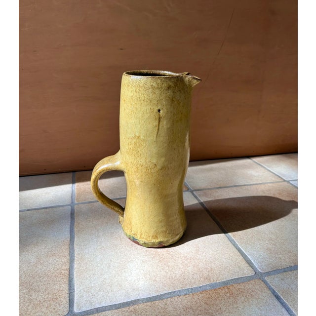Large Sculptural Studio Ceramic Art Jug Vase by Helma Klett, Germany, 1940s For Sale - Image 4 of 18