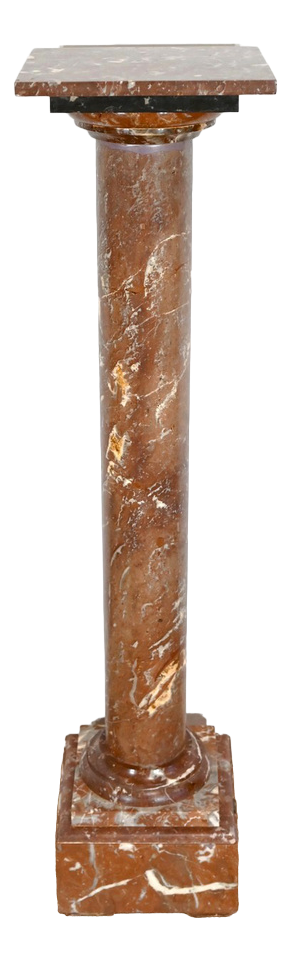 Antique Marble Column, Late 19th Century