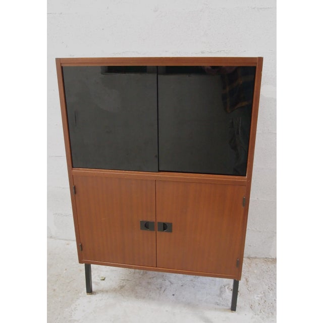 Mid-Century Modern Office Cabinet by Jean René Caillette for Charron, 1950s For Sale - Image 3 of 10
