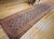 Persian 19th Century Persian Malayer Runner Rug, Hand-Knotted Wool, Geometric Pattern, 4x 16, Rust-Red & Blue For Sale - Image 3 of 16