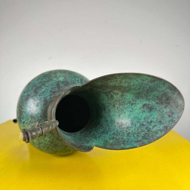 Vintage Metal Amphora Jug For Sale - Image 12 of 13