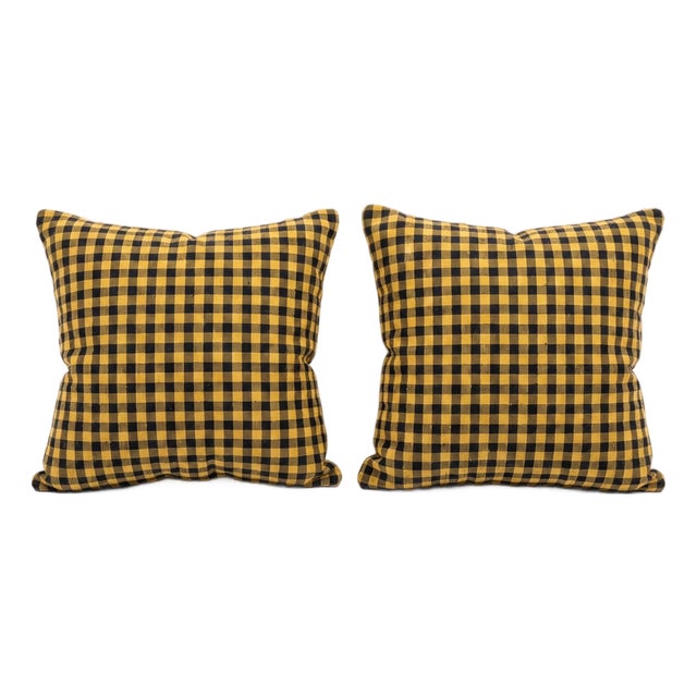 Anatolian Oushak Kilim Pillow Cover 16'' X 16'' - Set of Two For Sale