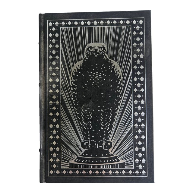 1987 Leather Edition, "The Maltese Falcon", by Dashiell Hammett, Franklin Library of Mystery Masterpieces For Sale