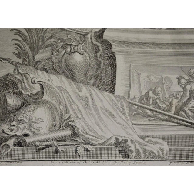 18th Century Lieutenant General Talmash: 18th C. Portrait by Houbraken, 1748 For Sale - Image 5 of 5