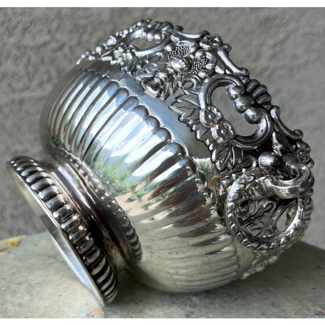 Circa 1980 Elegant Diminutive Neoclassical-Style Decorative Cachepot by f.b. Rogers For Sale - Image 11 of 15