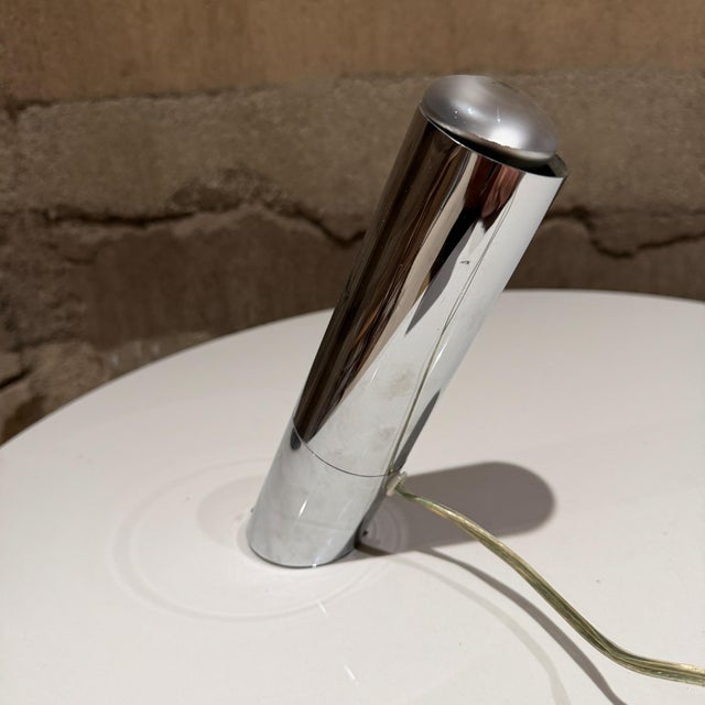 Paul Mayen Space Age Chrome Table Lamp Paul Mayen Marina Malabotti Era For Sale - Image 4 of 9