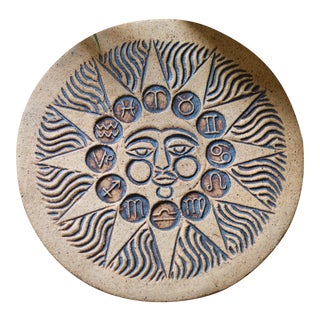 Wenzel Pottery Sun For Sale