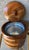 Circa 1970/1980 Sleek & Chic Walnut Wood Ice Bucket With Attached Insulated Glass Insert For Sale - Image 15 of 18