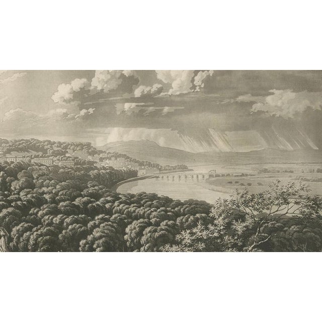 Black Louis-Pierre Baltard, Panoramic View of Saint-Cloud from Sèvres, 1803, Engraving For Sale - Image 8 of 11