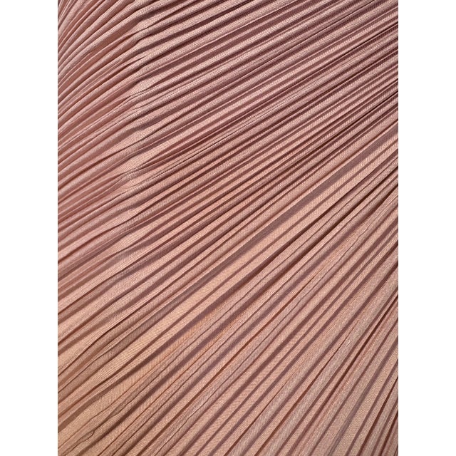 Val Saint Lambert Pink Crystal Table Lamp With Custom Silk Shade, C. 1950s For Sale - Image 11 of 12