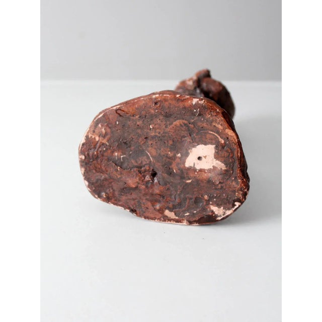 Sculpture Materials Vintage Western Cowboy Statue For Sale - Image 7 of 10