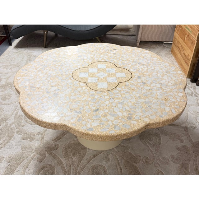 Vintage Attributed to Harvey Probber Terrazzo and Marble Mosaic Coffee Table Mid Century For Sale In Philadelphia - Image 6 of 8