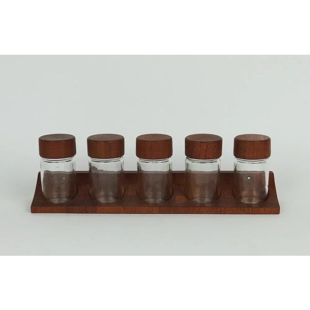 Teak Spice Rack from Digsmed, Set of 6 For Sale - Image 11 of 11