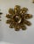Mid 20th Century Petite 10" Italian Giltwood Sunburst Wall Mirror For Sale - Image 16 of 18