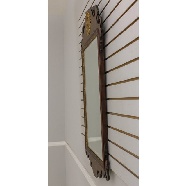 Age: C.1986 Details: Finish No.29 Model H-10 Beveled Glass High Quality Construction 18 C. Design Chippendale Style Gold...