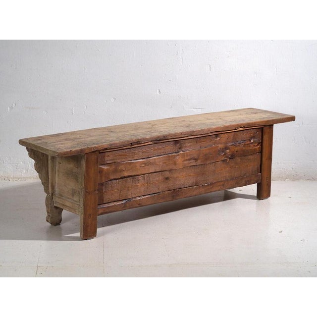 Vintage Pine Low Sideboard, 1920 For Sale - Image 12 of 13