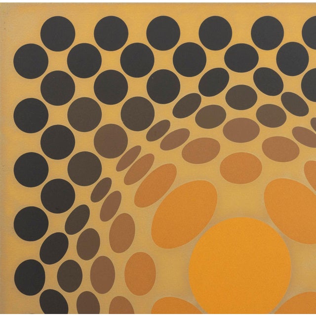 Contemporary Victor Vasarely "Tewek" Screenprint, 1978 For Sale - Image 3 of 8