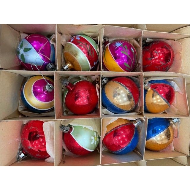 Poland Glass Christmas Ornaments For Sale - Image 4 of 6