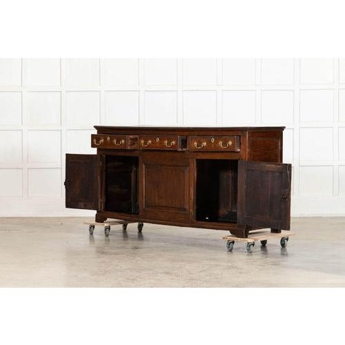George III English Oak Dresser Base, 1790s For Sale - Image 6 of 18