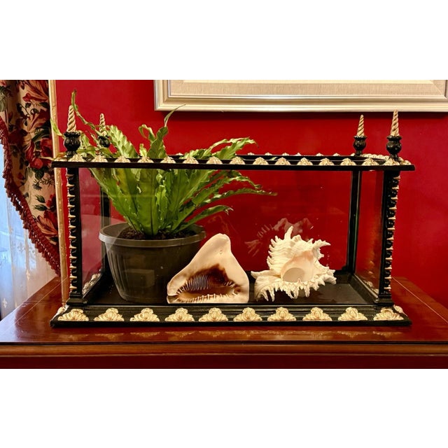 Here is a scarce antique original large cast iron Victorian aquarium/terrarium in restored, undamaged condition. This rare...