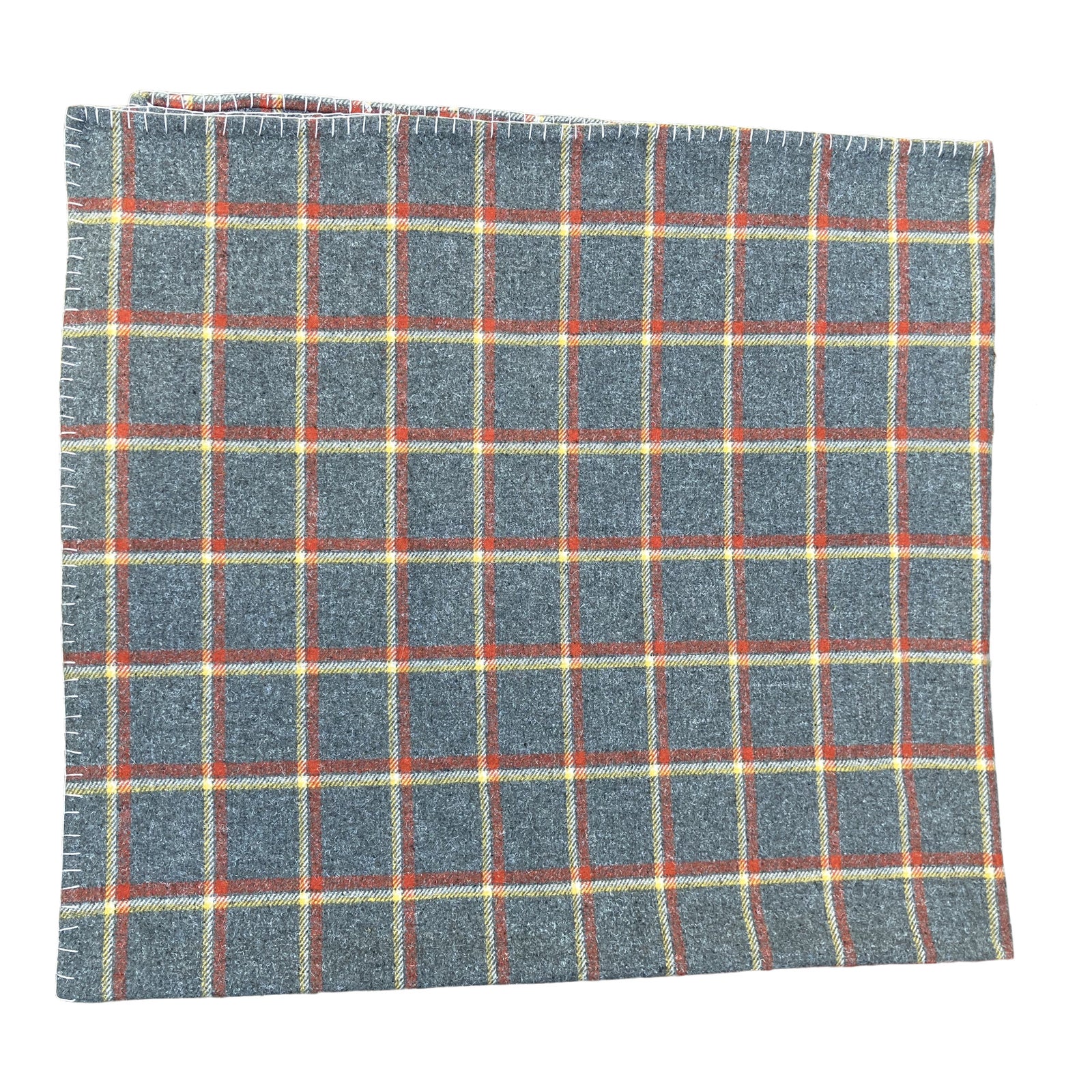 Plaid Wool Throw Chairish