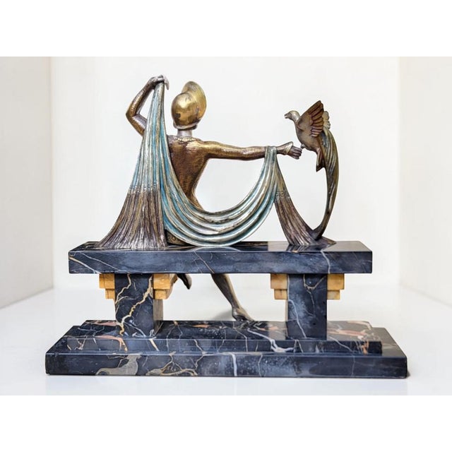 Molins, Art Deco Sculpture, 1920s, Bronze For Sale - Image 8 of 10