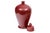 Vintage Chinese Oxblood Red Glazed Lidded Temple Jar Make a bold statement with this magnificent Chinese temple jar,...