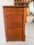 Wood Vintage American Traditional Three Drawer Chest With Brass Handles For Sale - Image 7 of 17