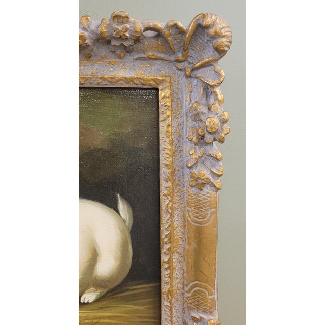 Chelsea House Inc 1980s Oil Painting After George Moreland by Chelsea House For Sale - Image 4 of 10