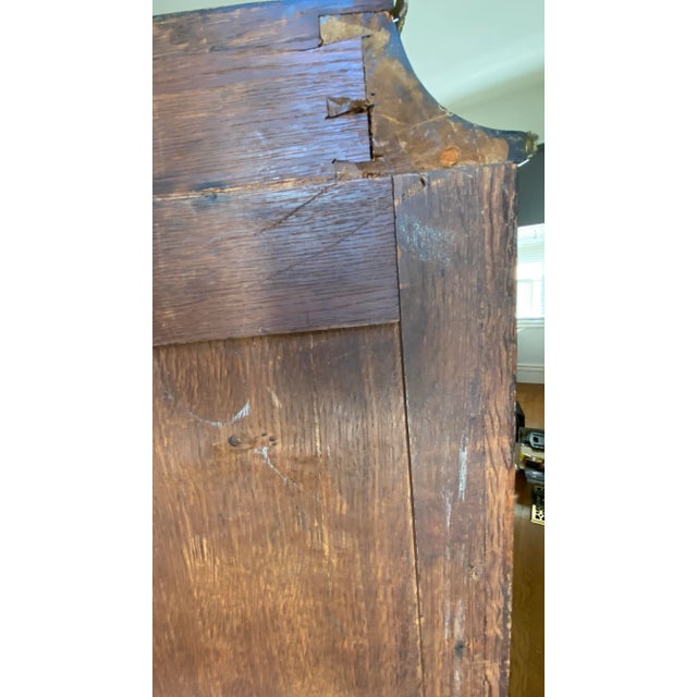 Ebony Antique Mid 19th Century French Napoleon III Style Secretary Cabinet For Sale - Image 8 of 12