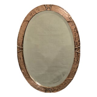 Art and Crafts Copper Mirror, 1910s For Sale