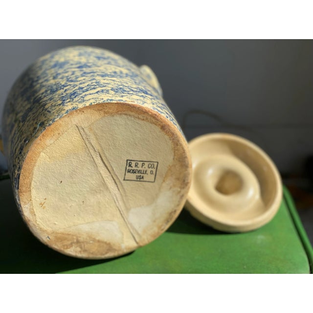 Late 20th Century Vintage Ransbottom Stoneware Cookie Jar For Sale - Image 5 of 12