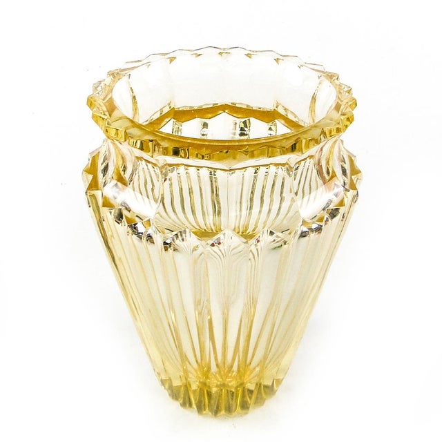 Art Deco Vase from Moser, Former Czechoslovakia, 1930s For Sale - Image 9 of 14