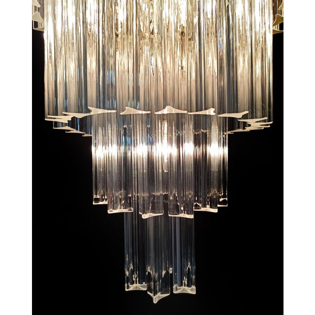 Vintage Murano Glass Chandelier, 1980 For Sale - Image 13 of 17