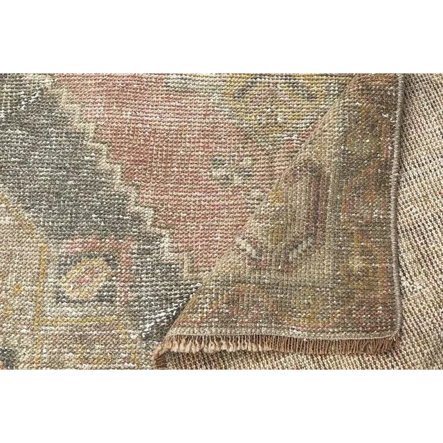 Antique Handmade Rug For Sale - Image 5 of 6