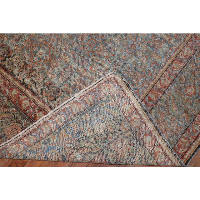 Textile 19th Century Persian Farahan Corridor Rug - 7'2" x 16'10" For Sale - Image 7 of 11