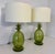 Italian Art Deco Pineapple Murano Glass Lamps with Lampshades, 2000s, Set of 2 For Sale - Image 11 of 17