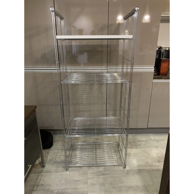 Vintage Chrome Modular Wall-Mounted Desk Unit, 1970s For Sale - Image 16 of 18