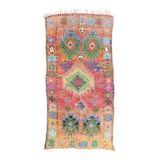 Vintage Boujad Moroccan Rug, 05'10 X 11'07 For Sale