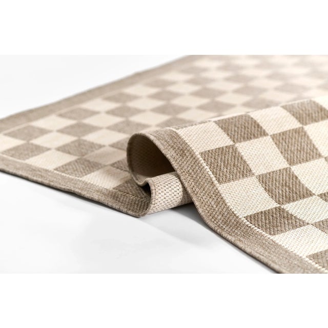 Contemporary Erin Gates by Momeni Saybrook Check Grey Area Rug 8' X 10' For Sale - Image 3 of 12